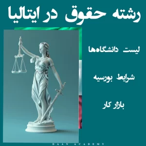 رشته حقوق بین الملل در ایتالیا، دانشگاه، بورسیه و بازار کار